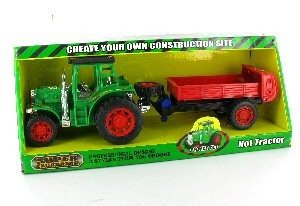Tracteur avec remorque en boîte (2 pcs.)