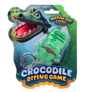 Porte-cl&eacute;s Jeu du Crocodile qui Mord - sur Carte (24 pcs)