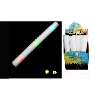 B&acirc;tons Lumineux en Mousse LED - Multicolore en Pr&eacute;sentoir (24 pcs)