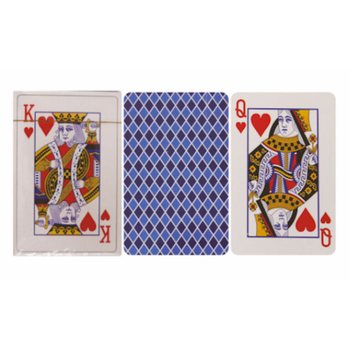 Cartes &agrave; jouer plastifi&eacute;es en pr&eacute;sentoir (12 pcs)