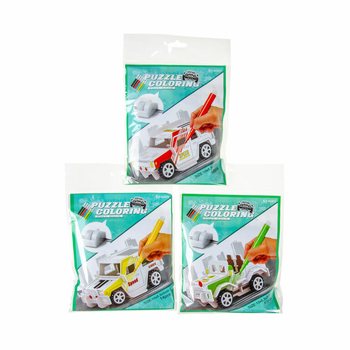 Puzzle 3D Construire & Colorier sa Voiture (12 pcs)