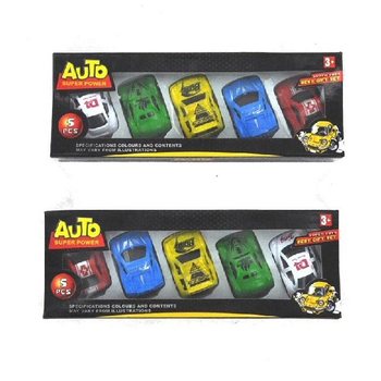 Lot de 5 Mini Voitures Rétrofriction en Boîte (3 pcs)
