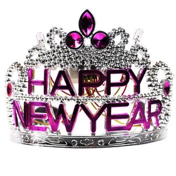 Couronne HAPPY NEW YEAR Lumineuse (10 pcs)