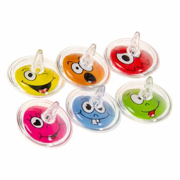 Toupies Smiley (12 pi&egrave;ces)