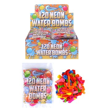 120x BOMBES À EAU EN SACHET DANS PRÉSENTOIR (24 pcs)