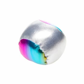 BALLE &Agrave; LANCER EN PELUCHE M&Eacute;TALLIQUE - SPACE (12 Pcs)
