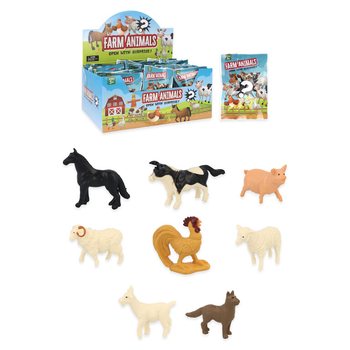 Pochette Surprise / Blind Bag - Thème : Animaux de la Ferme en Présentoir (60 pcs)
