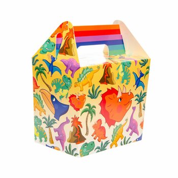Boîte repas dinosaure / Boîte à surprises (12 pièces)