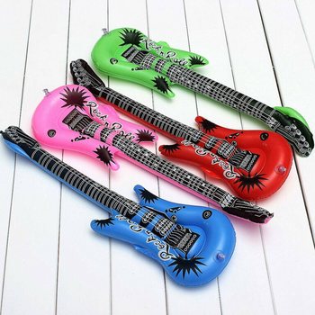 GUITARE GONFLABLE - COULEURS MIXTES (12 pcs.)