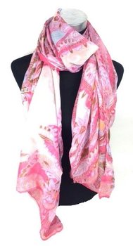 Écharpe Look Ibiza Rose (1 pc)