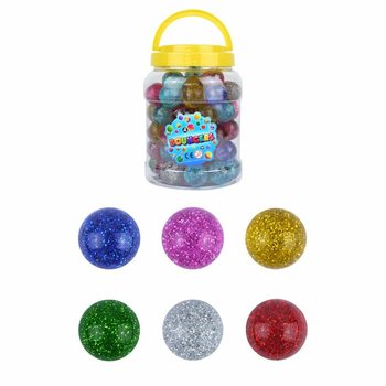 Balles Rebondissantes Pailletées Ø3,3cm (72 pièces)