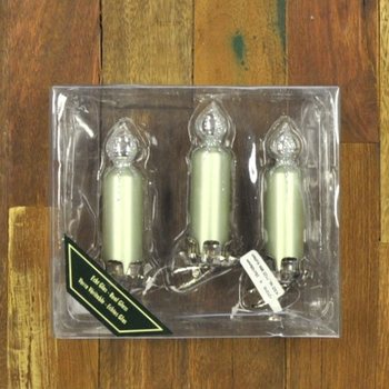 3 Bougies Décoratives de Noël sur Clip (Lot de 6)