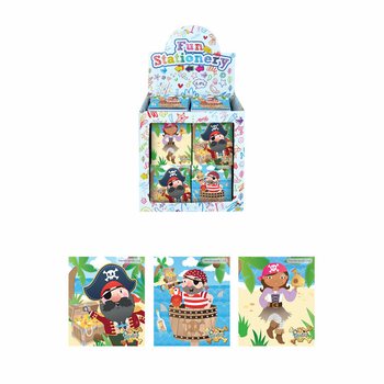 PETITS CARNETS DE NOTES - MODÈLE : PIRATE EN PRÉSENTOIR (480 pièces)