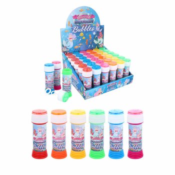 Bulles de Savon Sirène 50ml avec Jeu de Patience (Display 36 pcs)