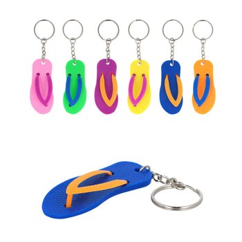 PORTE-CLÉS TONGS - MIX COULEURS (60 pcs)