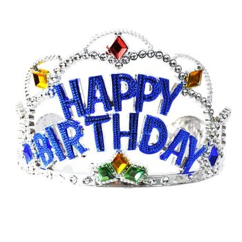 Couronne HAPPY BIRTHDAY - Mod&egrave;le 3 (12 pcs)