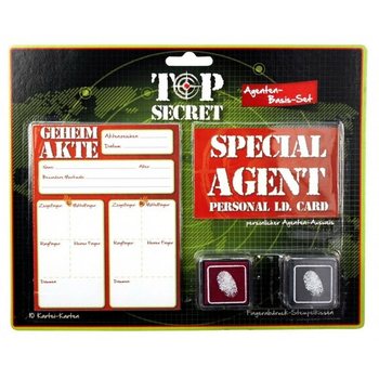 TOP SECRET – AGENT SPÉCIAL, KIT D'EMPREINTES (12 pcs)