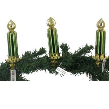 3 Bougies D&eacute;coratives pour Sapin de No&euml;l avec Clip (Lot de 6)