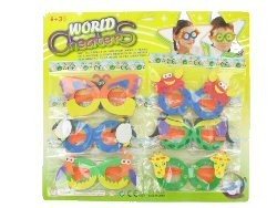 LUNETTES EN MOUSSE POUR ENFANTS - MIX sur CARTE (6x6 Cart.)