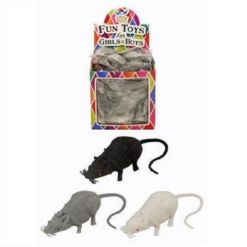 SOURIS COLLANTES EFFRAYANTES EN PRÉSENTOIR (60 pcs.)