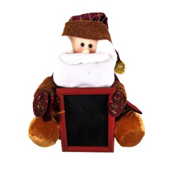 Bonhomme de Neige de No&euml;l de Luxe avec Ardoise (2 pcs)
