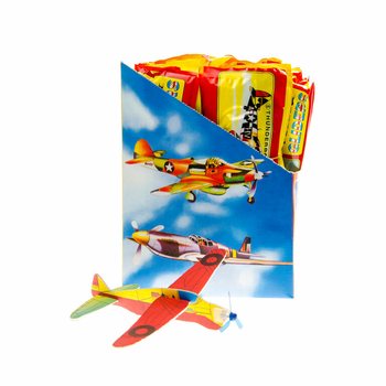 Avions en Polystyr&egrave;ne sous Pr&eacute;sentoir (48 pcs) | Grossiste