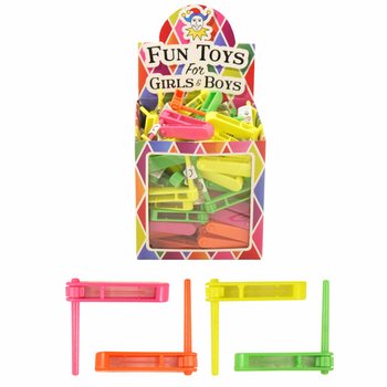 Petits hochets en présentoir - Mix néon (108 pcs)