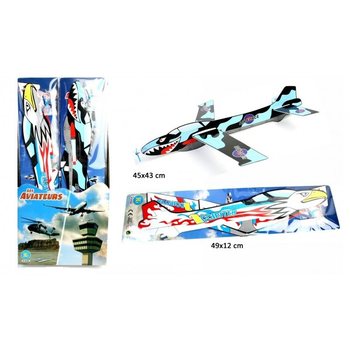 Avions en mousse XXL en présentoir (24 pcs)