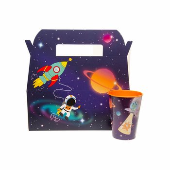 Bo&icirc;tes Menu Enfant Espace / Space - 22,5 x 12 x 9,5 cm (24 pcs)