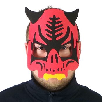 MASQUE DE DIABLE EN MOUSSE (6 pcs)
