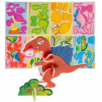 Puzzles 3D Dinosaures (48 pièces)