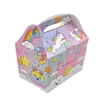 BOÎTE MENU LICORNE / UNICORN - Dim 18.5x12x19 CM - FOODBOX - KIDSBOX (24 pcs)