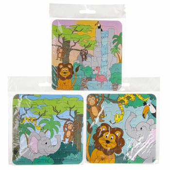 Mix Puzzles Jungle (14x14cm) - Lot &eacute;conomique 50 pi&egrave;ces