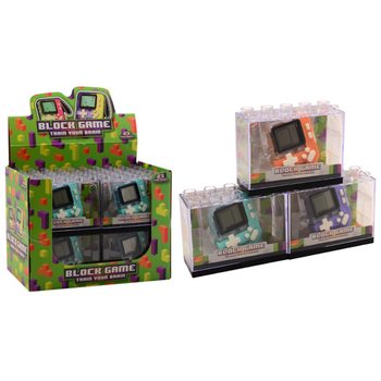 CONSOLE DE JEU BLOCK - COULEURS MIXTES - EN PR&Eacute;SENTOIR (12 pcs)