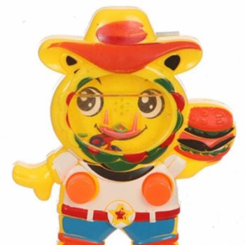 Jeu d'Eau : Cowboy avec Hamburger (24 pi(ces)