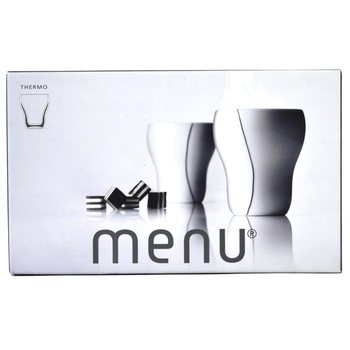 MENU - TASSE THERMIQUE BLACK CONTOUR MOYENNE 320 ML, LOT DE 2