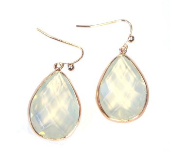 BOUCLES D'OREILLES STYLE IBIZA TRANSPARENT (1 pc)