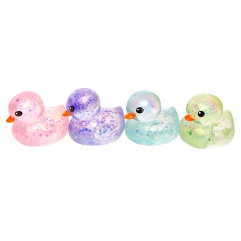 SQUEEZE DUCK CANARD - COULEURS MIXTES - EN PR&Eacute;SENTOIR (12 pcs.)