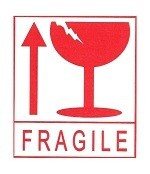 &Eacute;tiquette FRAGILE / Autocollants Fragile (45 feuillets)