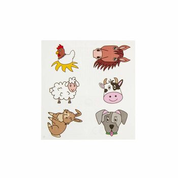 TATOUAGES AMUSANTS - ANIMAUX DE LA FERME (96 pi&egrave;ces)