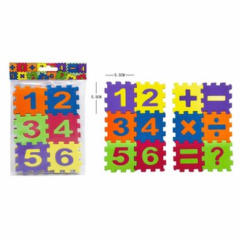 JEU DE PUZZLE DE CALCUL EN MOUSSE