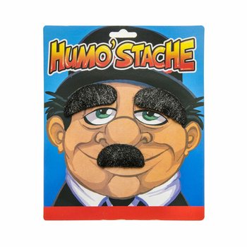Fausses Moustaches Adh&eacute;sives Amusantes sur Carte (24 pi&egrave;ces)