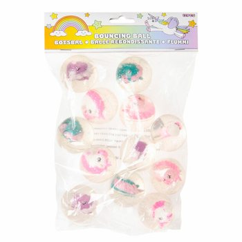 BALLE REBONDISSANTE LICORNE Ø 4.5 Cm. (12 pcs)