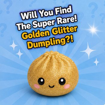 RAGE - Squishy SUGAR EDITION Bun Dumplings GRAND (8.5 x 8.5 x 4.8 cm) - Jouet Fidget Viral 2026 (12 pcs)