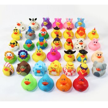 MIX CANARDS DE BAIN DESIGN - Dim 5x5.5x6 Cm (38 pcs)