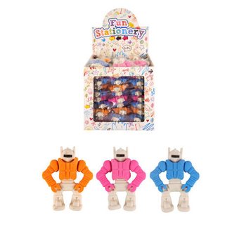 Gommes Modèle : Grands Robots en Présentoir (60 pcs)