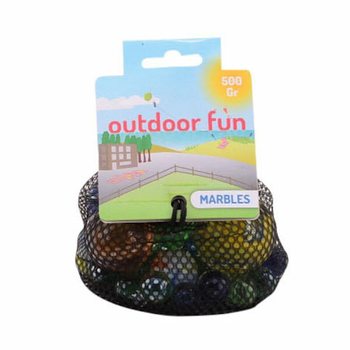 OUTDOOR FUN - BILLES DANS LEUR SAC DE BILLES, 500 GRAMMES (6 pcs)
