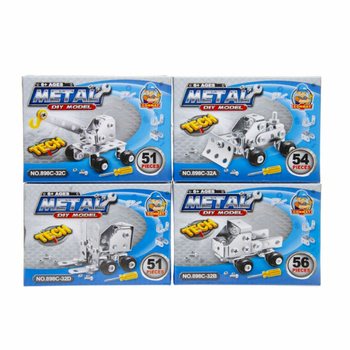 V&Eacute;HICULE DE CONSTRUCTION EN M&Eacute;TAL &Agrave; CONSTRUIRE (24 pcs)