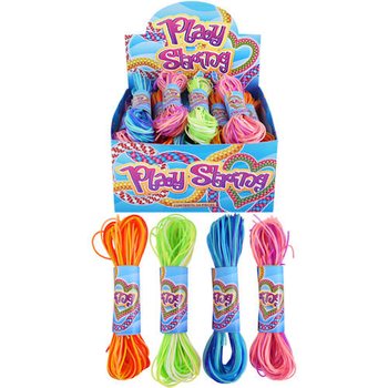 PLAY STRING, CORDONS À NOUER EN PRÉSENTOIR (24 pcs)