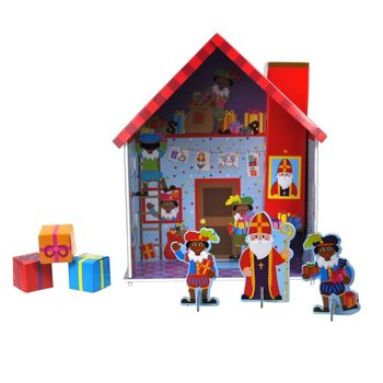 Maison de Saint-Nicolas 3D &agrave; Construire (2 pi&egrave;ces)